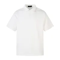Adults Men's  Short Sleeve Men's Polo Shirts American Retro Solid Color sku image 12