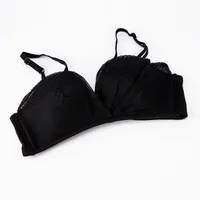 Solid Color Adjustable Sexy Comfort Bralette main image 3