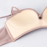 Solid Color Adjustable Sexy Comfort Bralette main image 8
