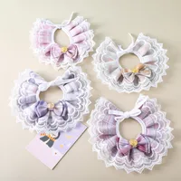 Pet Saliva Towel Cat Bow Lace Collar Dog Cute Princess Wind Decorative Scarf Supplies Wholesale main image 1