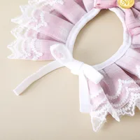 Pet Saliva Towel Cat Bow Lace Collar Dog Cute Princess Wind Decorative Scarf Supplies Wholesale main image 4