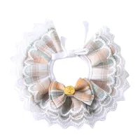 Pet Saliva Towel Cat Bow Lace Collar Dog Cute Princess Wind Decorative Scarf Supplies Wholesale main image 5