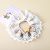 Pet Saliva Towel Cat Bow Lace Collar Dog Cute Princess Wind Decorative Scarf Supplies Wholesale sku image 15