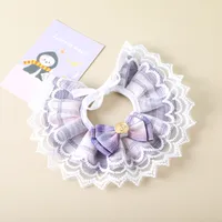 Pet Saliva Towel Cat Bow Lace Collar Dog Cute Princess Wind Decorative Scarf Supplies Wholesale sku image 18