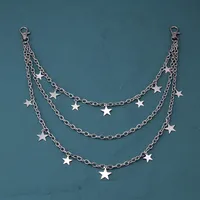 New Style All-match Five-pointed Star Pendant Chain Trendy Hip-hop Men's And Women's Jeans Waist Chain Fashion Ins Style Accessories main image 4