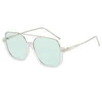 Manufacturers Europe And The United States New Sunglasses Large Frame Thin Face Double Beam Anti-ultraviolet Glasses Sunglasses Women sku image 7