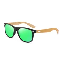 New   Explosions Fashion Outdoor Sunglasses Rice Nail Anti-Moso Bamboo Leg Sunglasses Retro Glasses For Men And Women sku image 6