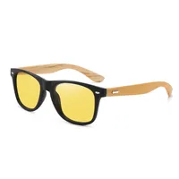 New   Explosions Fashion Outdoor Sunglasses Rice Nail Anti-Moso Bamboo Leg Sunglasses Retro Glasses For Men And Women sku image 2