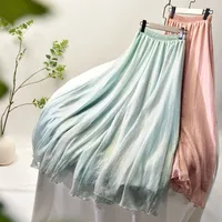 Spring Chinese Antique Casual Elegant Fairy Style Tulle Hanfu Wide Leg Pants Fairy Pants Chiffon Pants Women's Plus Size main image 1