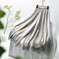 Spring Chinese Antique Casual Elegant Fairy Style Tulle Hanfu Wide Leg Pants Fairy Pants Chiffon Pants Women's Plus Size sku image 2