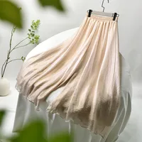Spring Chinese Antique Casual Elegant Fairy Style Tulle Hanfu Wide Leg Pants Fairy Pants Chiffon Pants Women's Plus Size sku image 5