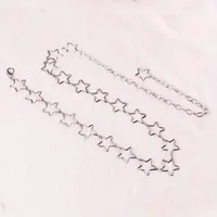 Ornament Simple Fashion Hollowed-out Five-Pointed Star Hot Girl Waist Chain Personality All-Match XINGX Body Chains Accessories main image 5