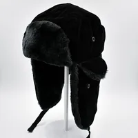 Lei Feng Hat Men's Winter Velvet Thick Cotton Hat Women's Cycling Ear Protectors Warm Northeast Train Head Hat Foreign Trade main image 2