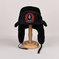 Lei Feng Hat Men's Winter Velvet Thick Cotton Hat Women's Cycling Ear Protectors Warm Northeast Train Head Hat Foreign Trade sku image 7