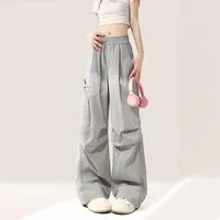 Foreign Trade Trend Summer Explosion Wide Leg Pants Trend New Style Fashion All-match Slimming Casual Paratrooper Wide Leg Pants main image 1