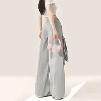 Foreign Trade Trend Summer Explosion Wide Leg Pants Trend New Style Fashion All-match Slimming Casual Paratrooper Wide Leg Pants main image 3
