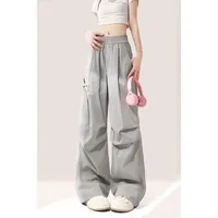 Foreign Trade Trend Summer Explosion Wide Leg Pants Trend New Style Fashion All-match Slimming Casual Paratrooper Wide Leg Pants main image 4