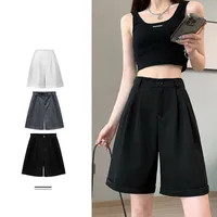 Trade Suit Shorts Women's Summer New High Waist Loose Slimming Wide Leg Casual Shorts main image 2