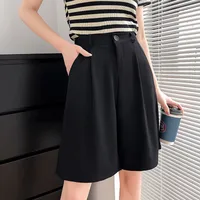 Trade Suit Shorts Women's Summer New High Waist Loose Slimming Wide Leg Casual Shorts main image 4