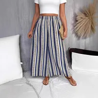 Europe, America, Spring And Summer   New Four Seasons Casual Wide Leg Pants Printed Explosions Loose Pants For Women main image 3