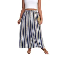 Europe, America, Spring And Summer   New Four Seasons Casual Wide Leg Pants Printed Explosions Loose Pants For Women main image 5
