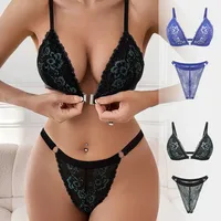 New  Suit Women's Triangle Cup Lace Detachable Adjustable Thin Belt Low Waist Underwear For Women main image 1