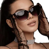 Cat's Eye Simple Sunglasses  New  Fashion Sunglasses Advanced Sunscreen Sunglasses Internet Popular Street Photoshoot main image 4
