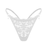 Underwear Fun New Lace Flower Small Pearl Pendant Comfortable Low Waist Women's Thong In Stock sku image 12