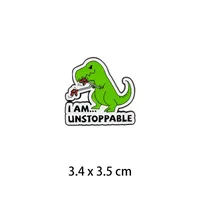 Europe And The United States 16 Mix And Match Style Suit Brooch Big Goose Profit Turtle Dinosaur Brooch Collar Pin Metal Badge sku image 2