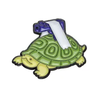 Europe And The United States 16 Mix And Match Style Suit Brooch Big Goose Profit Turtle Dinosaur Brooch Collar Pin Metal Badge sku image 14