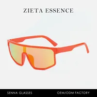 Large Frame Sports Cycling Glasses Windproof Women's And Men's  Mountaineering  Sunglasses  Cycling Colorful Sunglasses main image 1