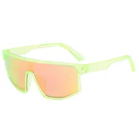 Large Frame Sports Cycling Glasses Windproof Women's And Men's  Mountaineering  Sunglasses  Cycling Colorful Sunglasses sku image 3