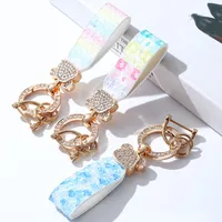 Light Luxury Diamond Bear Car Advanced Keychain Pendant Creative French Ins Style Women's Bag Key Chain Ornament main image 5