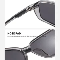 Square Outdoor Sports Cycling Polarized Sunglasses Men Women Driver Fishing Goggles Full Frame Oval Lens TAC Material Elegant main image 3