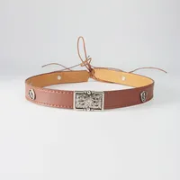 Cowboy Hat Hat With Decorative Ethnic Style Hat Straw Hat Hot Hat Belt sku image 54