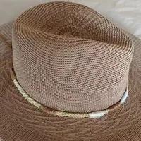 Cowboy Hat Hat With Decorative Ethnic Style Hat Straw Hat Hot Hat Belt sku image 26