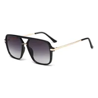 3583 Double Beam Plastic Metal Classic Sunglasses Sunglasses  E-commerce Foreign Trade  UV400 Fashion sku image 1