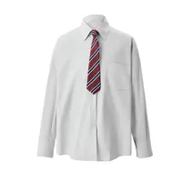 Jiayiku Men's  Spring New Style Simple Campus Style Jk Design Tie Shirt Long Sleeve Ins Fashionable And Handsome main image 1