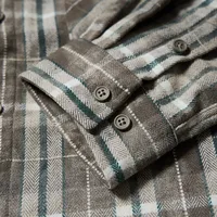 Jiayi Library Men's  Spring American Retro Cleanfit Tie-Dye Old Plaid Shirt Advanced Shirt main image 4