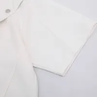 Jiayiku Men's Clothing  Summer New Style Simple Niche Personality Button Pleated T-shirt Short-sleeved Trendy Men's High-end Sense main image 3