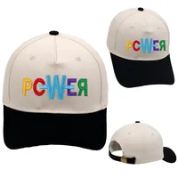 POWER Trucker Cap Popular Color Letters GD Color Matching Baseball Cap Embroidery Men And Women Vintage Hat main image 3