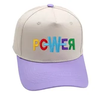POWER Trucker Cap Popular Color Letters GD Color Matching Baseball Cap Embroidery Men And Women Vintage Hat sku image 2