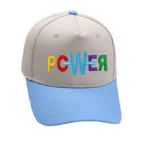 POWER Trucker Cap Popular Color Letters GD Color Matching Baseball Cap Embroidery Men And Women Vintage Hat sku image 4
