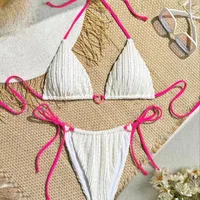 In Stock  New Sexy Bikini Bikini Two-Piece Hot Spring Strap Split Swimsuit Swimwear Women's main image 1