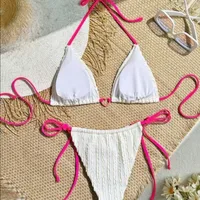 In Stock  New Sexy Bikini Bikini Two-Piece Hot Spring Strap Split Swimsuit Swimwear Women's main image 2