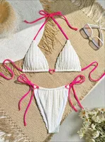 In Stock  New Sexy Bikini Bikini Two-Piece Hot Spring Strap Split Swimsuit Swimwear Women's sku image 1