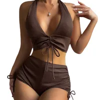 New Fashion  Bikini  Special For Split Swimsuit Pit Strip Swimsuit Women Bikini main image 5
