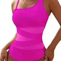New Style Swimsuit Female Sexy Beautiful Back Printed Bikini Blouse Two-Piece Set Foreign Trade Bikini main image 4