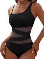 New Style Swimsuit Female Sexy Beautiful Back Printed Bikini Blouse Two-Piece Set Foreign Trade Bikini sku image 2