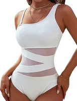 New Style Swimsuit Female Sexy Beautiful Back Printed Bikini Blouse Two-Piece Set Foreign Trade Bikini sku image 19